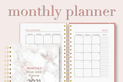 Monthly Planner | InDesign Template, a Stationery Template by Planner Templates (Thumbnail 17 of 17)