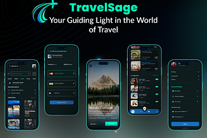 Travel Sage | Travel Mobile App, an UI Kit Template by Sufian Masood