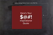 Poster Mockup Bundle with 4 Layouts, a Product Mockup by MelissaBMockups (Thumbnail 4 of 9)