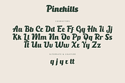 Pinehills – An Classical Script Font, a Script Font by Fikryal Studio (Thumbnail 18 of 20)