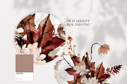 Watercolor Clipart - MAHOGANY FALL, a Decorative Illustration by Beigetime (Thumbnail 4 of 15)