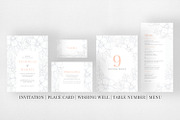 Modern Sketch Botanical Wedding Set, an Invitation Template by Azka Creative (Thumbnail 5 of 5)