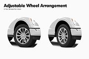 Pickup Truck Mockup 10, a Product Mockup by Mockupix (Thumbnail 4 of 12)