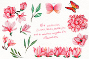 Magnolia Dream - Watercolor, an Illustration by TanataDesign (Thumbnail 3 of 7)