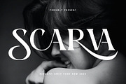 SCARVA, a Serif Font by Muflieart (Thumbnail 1 of 9)