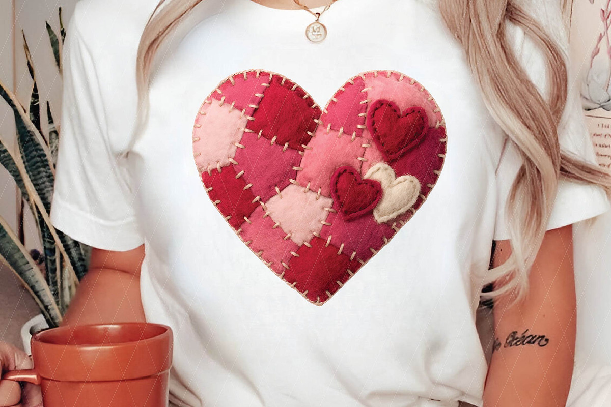Patchwork Valentine Png Valentines H, an Illustration by DreamPrint404 (Photo 4 of 8)