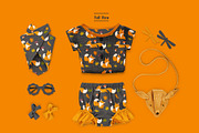 Modern Baby Outfit Mockup Set, an Apparel Mockup by Designertale (Thumbnail 3 of 6)