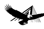 Powerful eagle flying wall art desig, an Illustration by Amazin_art (Thumbnail 9 of 31)