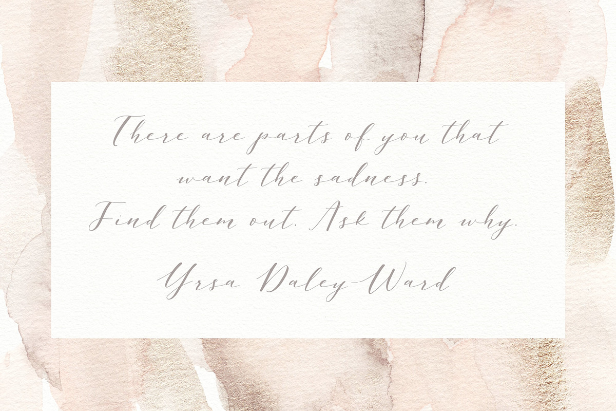 Rather Pale Script, Logos & Clipart, a Script Font by eclosque (Photo 11 of 14)