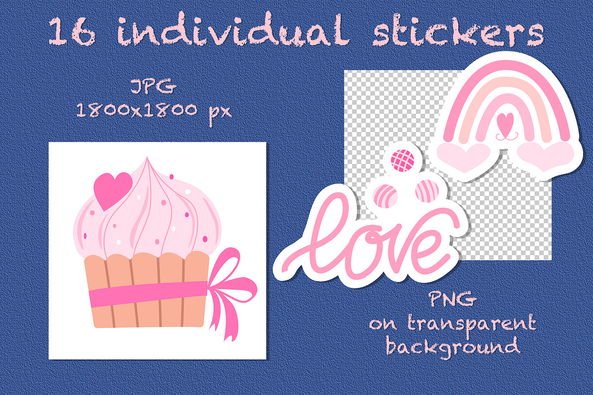 Love Stickers. Printable Stickers, a Technology Illustration by rinaletters (Photo 3 of 5)
