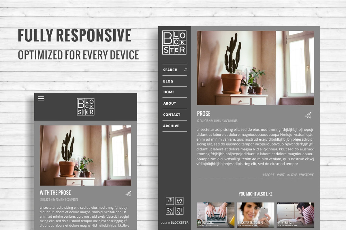 Blockster WP | Filter, Sort & More, a WordPress Template by Pixel & Kraft (Photo 5 of 5)