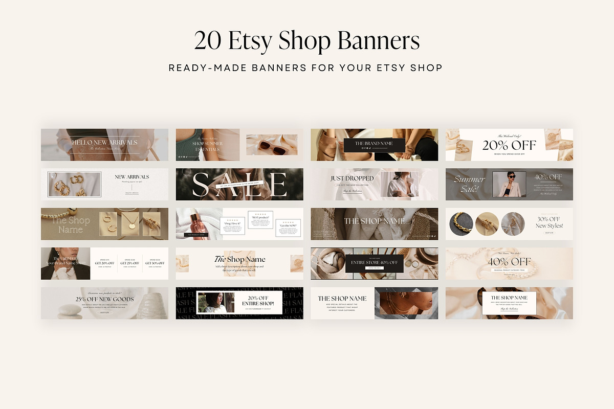 Ecommerce Shop Template Pack | Canva, a Design Template by Fourteen Creative Co. (Photo 12 of 14)