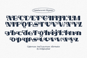 Luminescent Elegance Font, a Sans Serif Font by Erifqizefont (Thumbnail 14 of 21)
