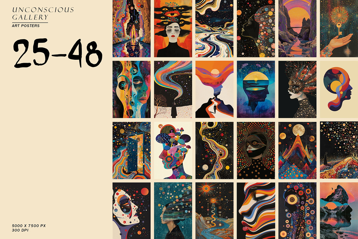 Unconscious Psychology Art Posters, an Object Graphic by Struvictory.art (Photo 6 of 8)