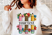 Personalized pencils with leopard pn, an Illustration by Libby Wishes (Thumbnail 3 of 6)