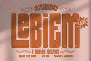 Lebiem, a Sans Serif Font by Linecreative (Thumbnail 1 of 9)