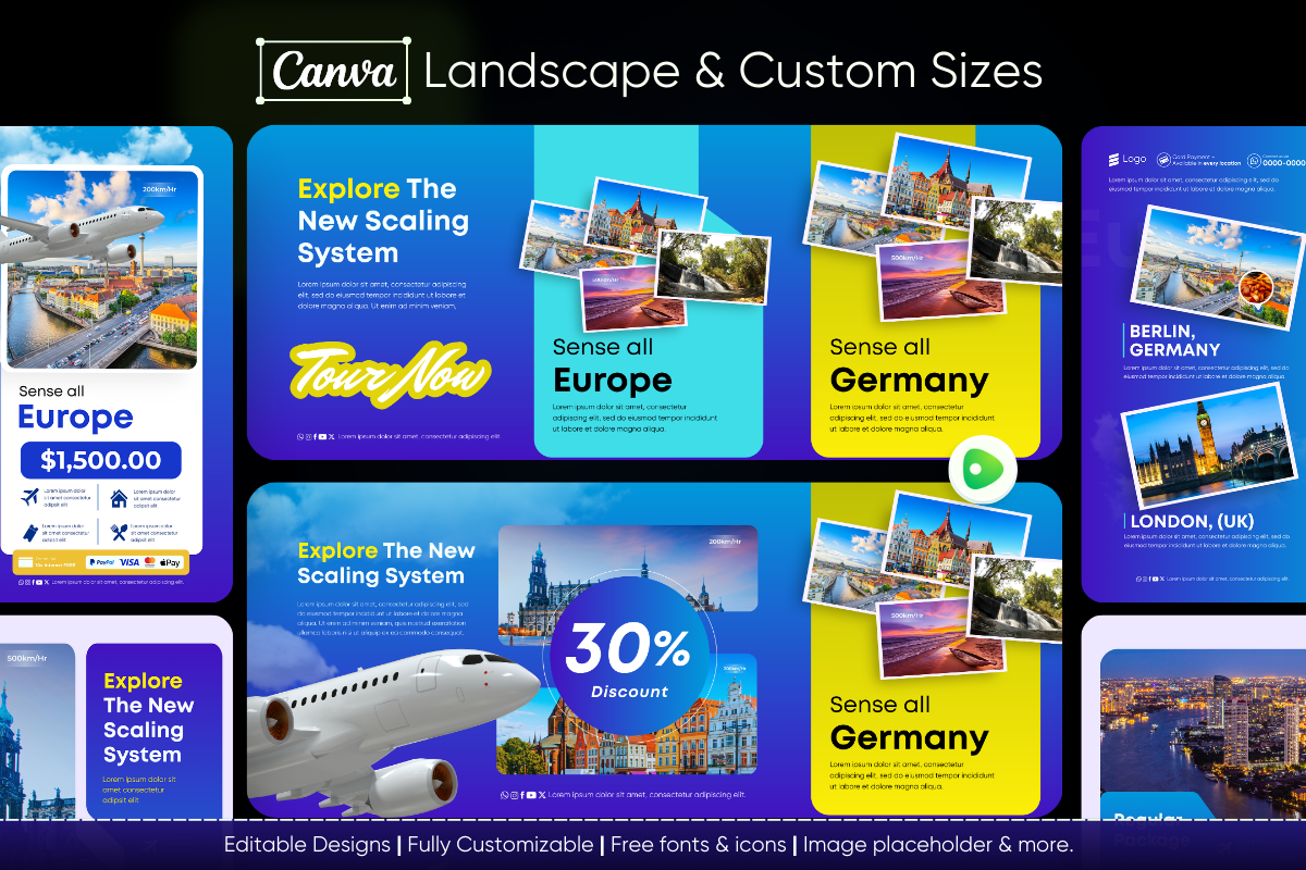 TourPro – Travel&Tour Canva Template, a Social Media Template by Exceptionalways (Photo 5 of 5)