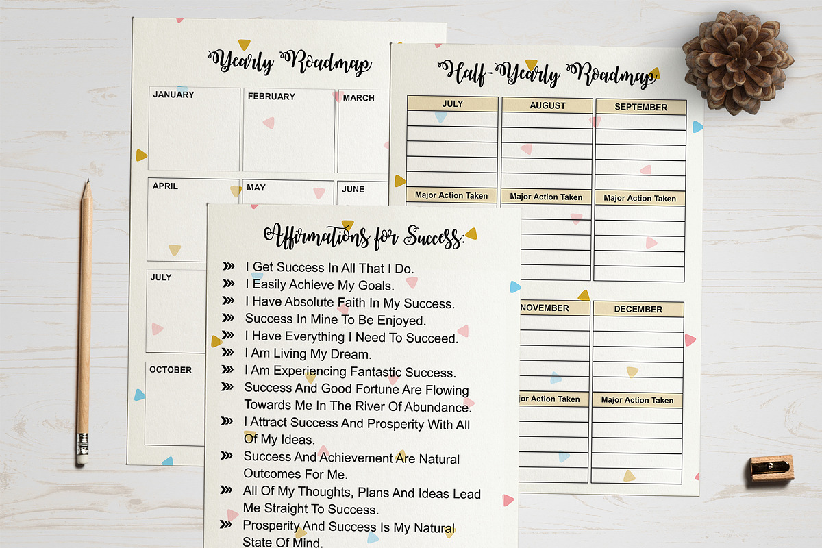 Success Life Planner, a Templates & Theme by Wow Designs (Photo 7 of 8)