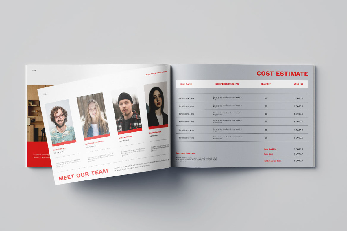 Business Proposal Template Vol.11, a Brochure Template by Bewalrus Studio (Photo 8 of 11)