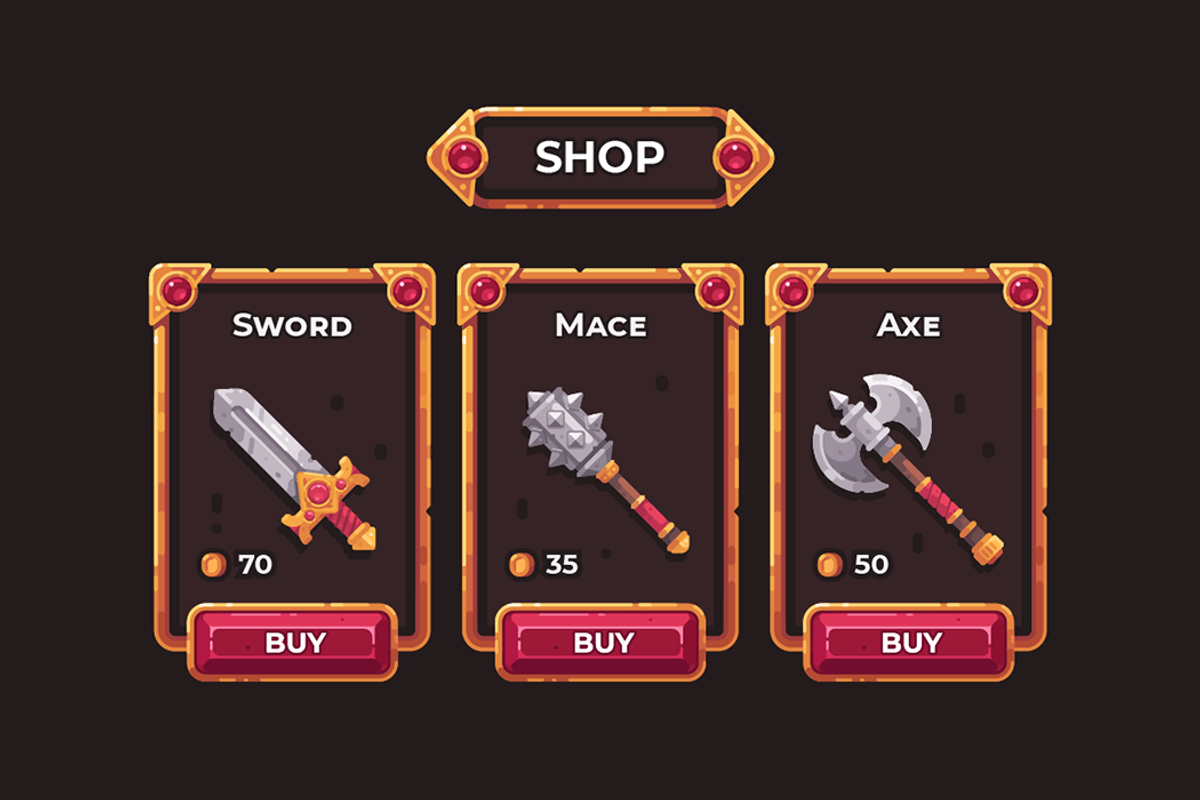 Fantasy weapon set, an Illustration by Ivan Dubovik (Photo 3 of 3)