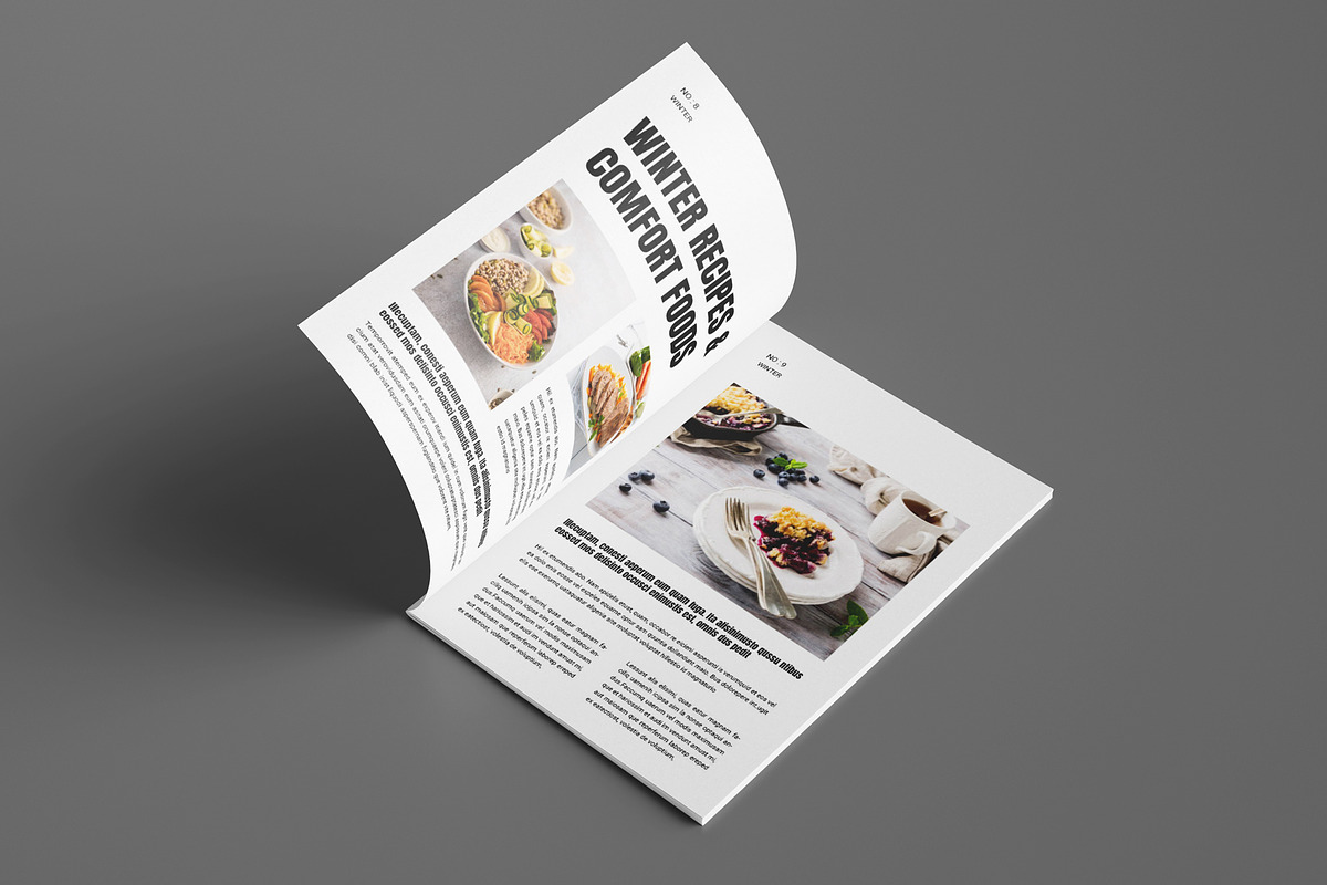 Winter Magazine Template, a Magazine Template by Seeing-art (Photo 5 of 11)
