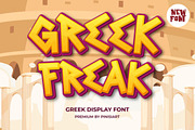 Greek Freak – Gaming Font, a Font by Pinisi ART (Thumbnail 1 of 10)
