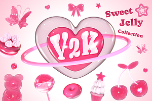 Y2K 3D Sweet Jelly Collection