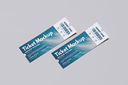 Ticket Mockup, a Product Mockup by Riel Concept (Thumbnail 4 of 5)