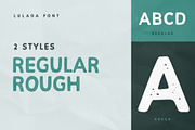 Lulada - Display Font, a Sans Serif Font by Visual Blends (Thumbnail 2 of 9)