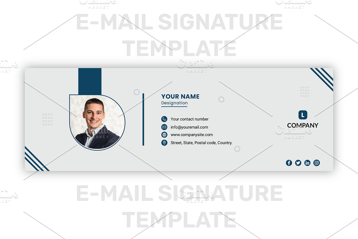 Corporate E-mail Signature Templates, an Email Template by creative_community (Photo 4 of 9)