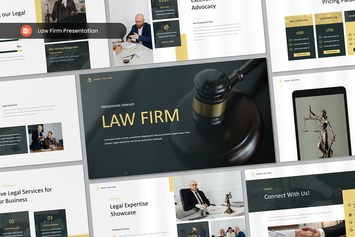 Law Firm Presentation PowerPoint, a Presentation Template by Antstheme (Photo 2 of 2)