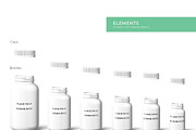 Supplement Bottles Mockup, a Product Mockup by Kotulsky Mockups (Thumbnail 2 of 4)