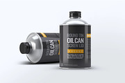 Oil Round Tin Can Screw Lid Mockup, an Advertising Mockup by Hubzway (Thumbnail 1 of 7)