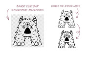 A-Z Monster Alphabet, a Graphic by Mallinka (Thumbnail 4 of 8)