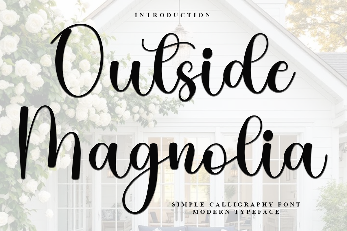 Outside Magnolia, a Handwritten Font by InermediaSTUDIO (Photo 1 of 8)