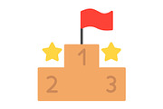 Podium Flat Icon, an Icon by Pexelpy (Thumbnail 1 of 2)