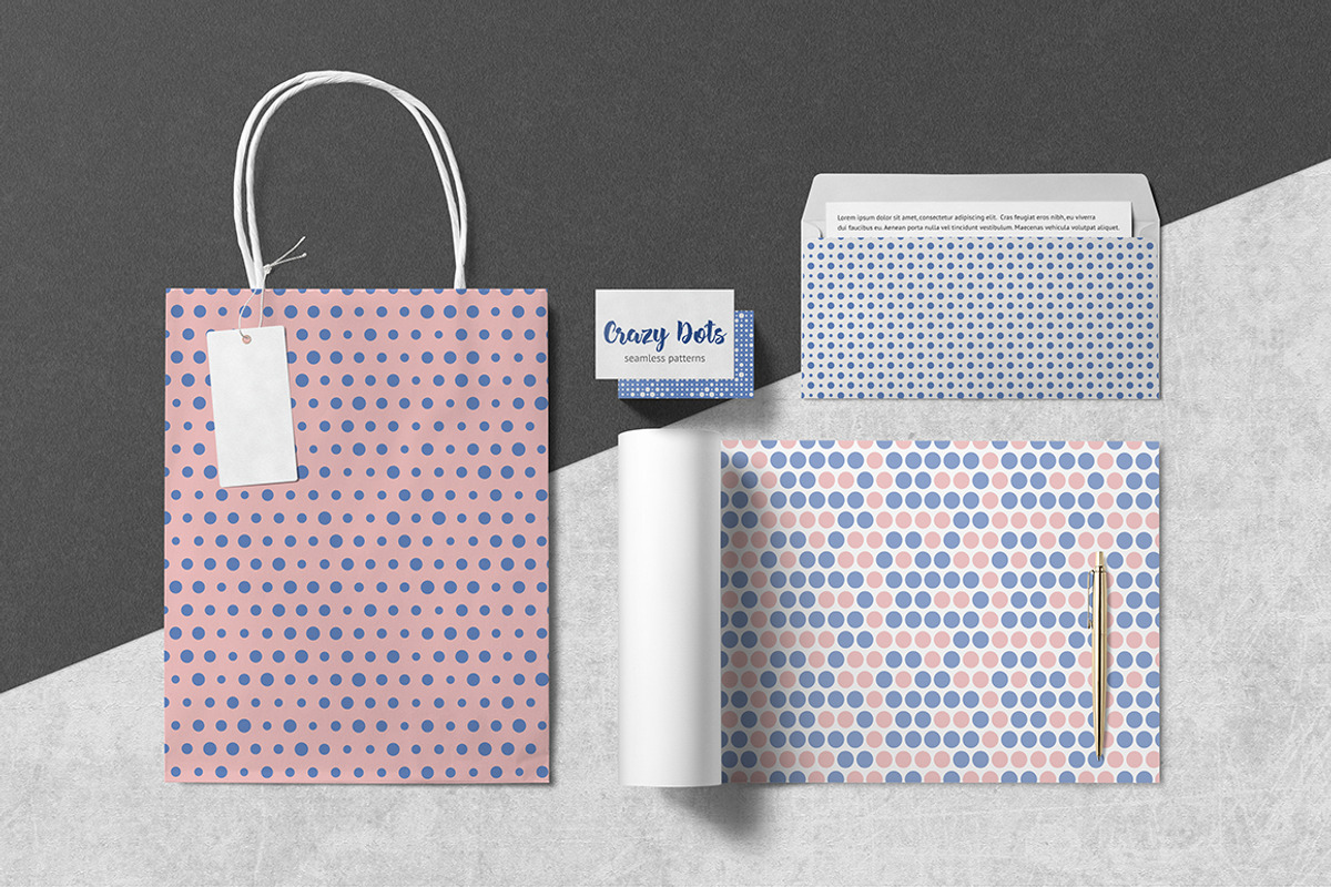100 seamless polka dots pattern set, a Pattern Graphic by voin_Sveta (Photo 6 of 8)
