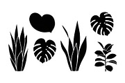 Minimal Botanical Leaf Silhouette Bu, an Illustration by Creativeshirt (Thumbnail 24 of 51)