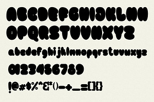 Bulb Layered Font