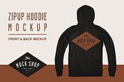Zipup Hoodie Mockup, a Hoody Mockup by The Mock Shop (Thumbnail 2 of 2)