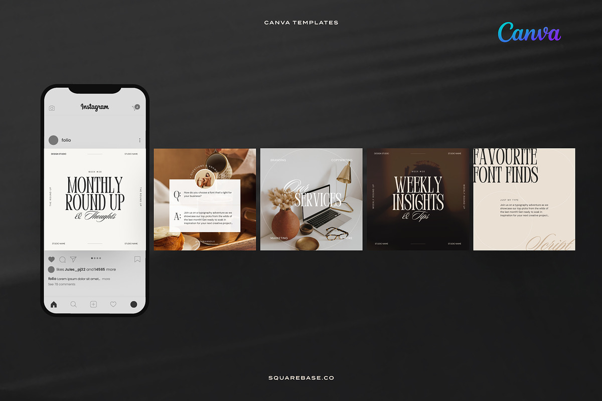 Marketing Canva Templates, a Social Media Template by Squarebase Templates (Photo 3 of 5)