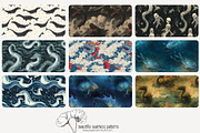 70 sea monster seamless pattern, a Pattern Graphic by Poppy Lane Studio (Thumbnail 4 of 10)