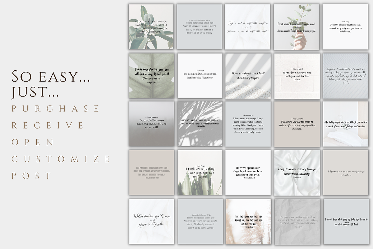 Aesthetic Inspiration Quote Template, a Social Media Template by BRANDcontent (Photo 5 of 8)