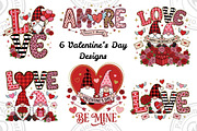 Valentine Love Gnome PNG, a Decorative Illustration by PassionPNGcreation (Thumbnail 1 of 7)