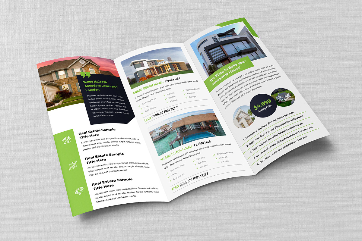 Real Estate Trifold Brochure, a Brochure Template by Orcshape Studio (Photo 3 of 4)