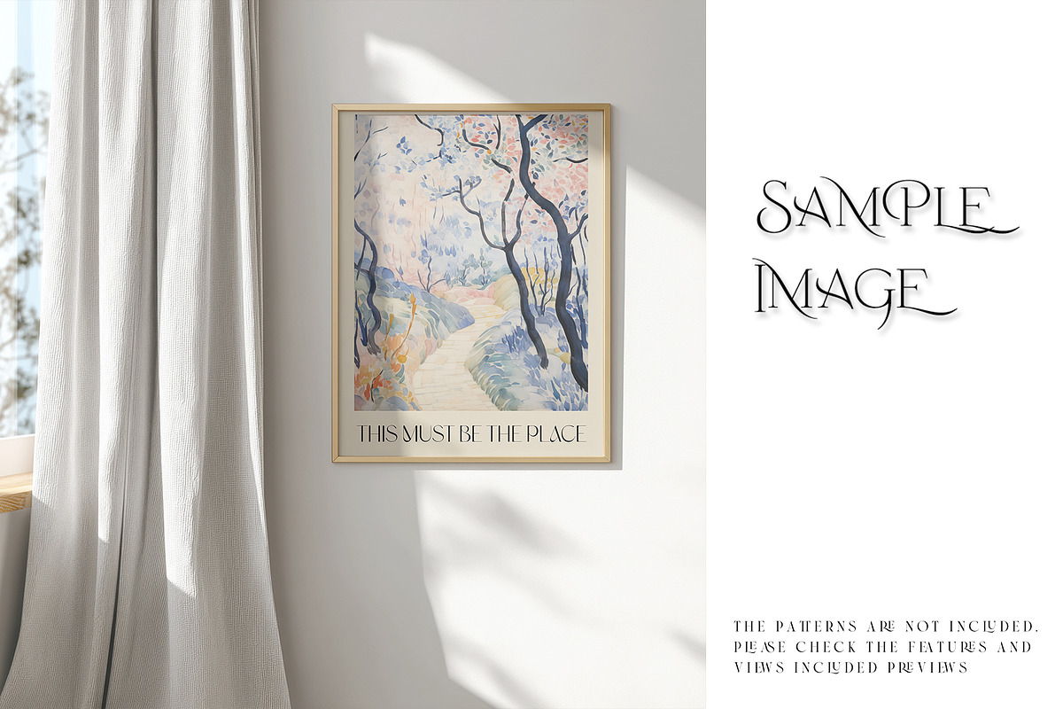 Frame & Wallpaper Mockups, a Mockup by mock-ups (Photo 23 of 29)