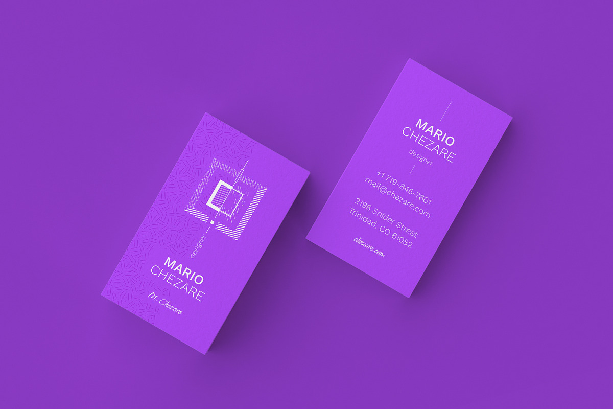 Chezare 04. Business Card Template, a Business Card Template by le-genda (Photo 3 of 4)