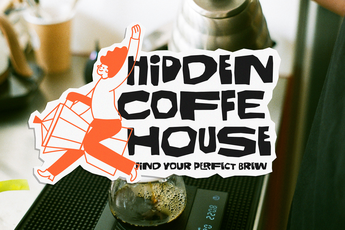 Cutout Chaos – Quirky Cutout Font, a Handwritten Font by shineink.designlab (Photo 4 of 12)