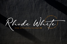 Rhode White - Natural Calligraphy