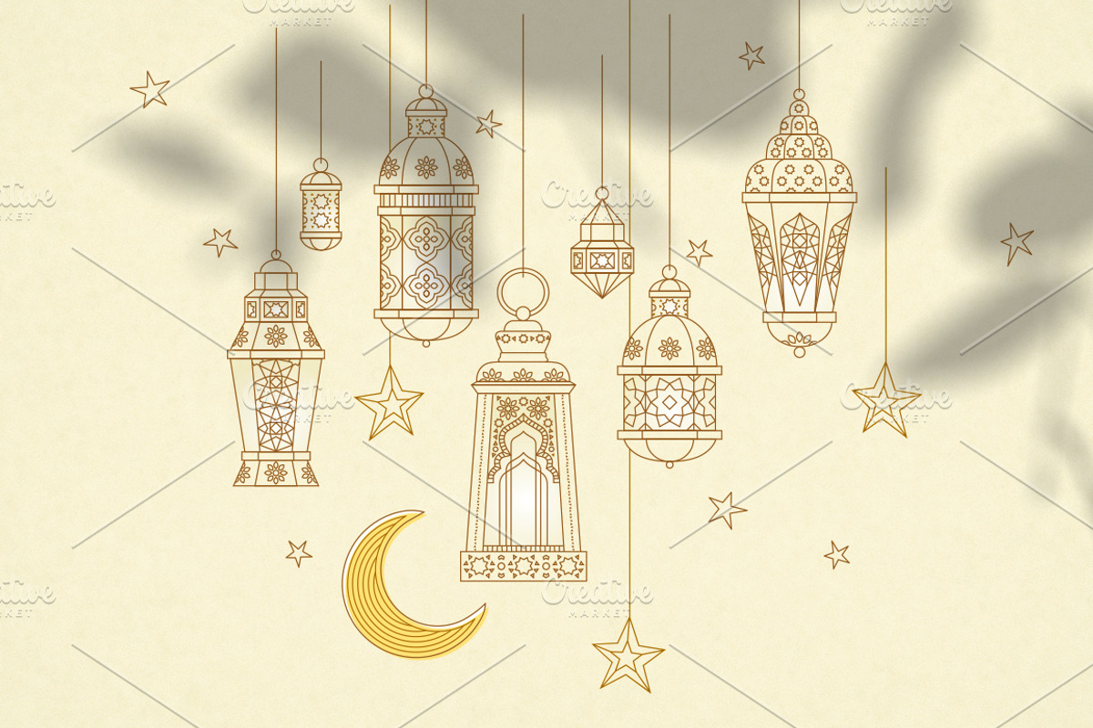 Ramadan Kareem Collection. Elements, a Decorative Illustration by O'Gold! (Photo 2 of 15)